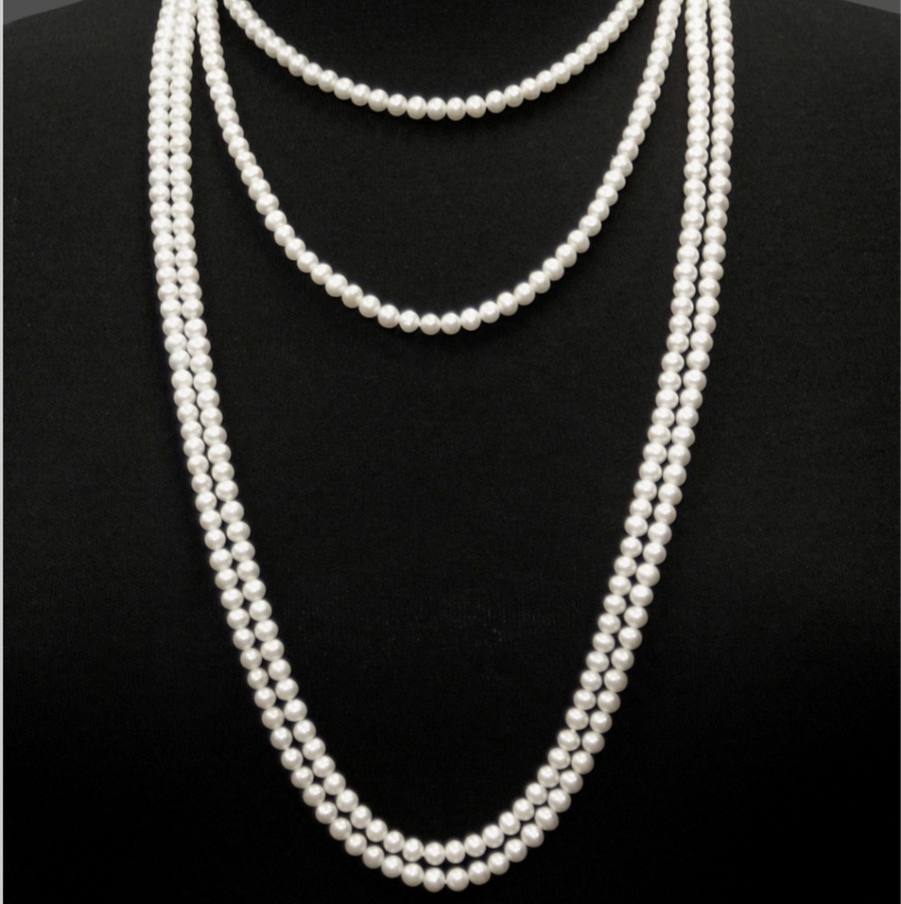 💯100 inch fresh water pearls.